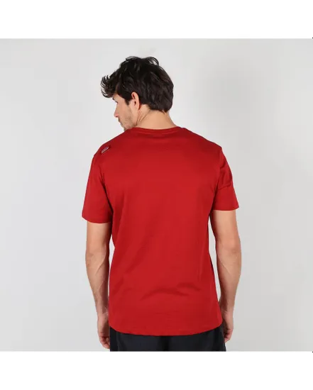 TEE SHIRT MANCHES COURTES GRAPHIQUE Homme Rouge