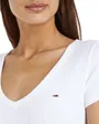 T-Shirt Slim Femme Essential Rib V