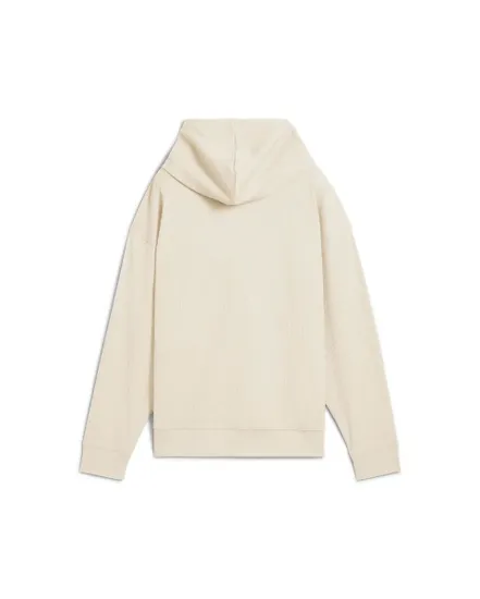 Sweat à capuche Femme ESS ELEVATED COMFORT RIB HOODIE Beige