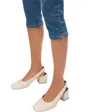 Jean Capri Femme Vmelly Denim Mix Noos