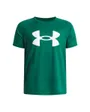 T-shirt Enfant UA TECH BIG LOGO SS Vert