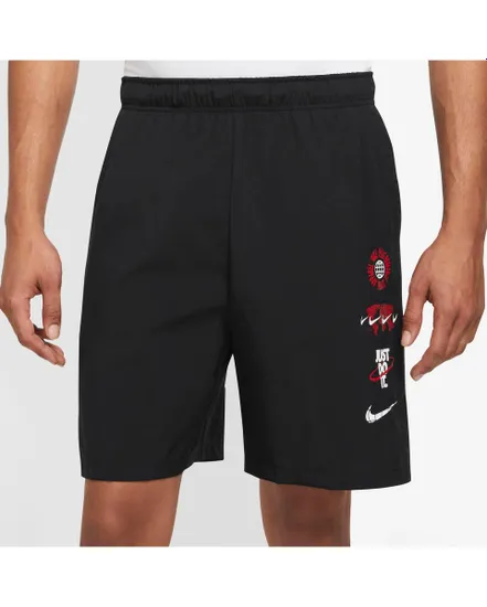 Short de fitness Homme M NK DF FLX WVN 6MO GFX Noir