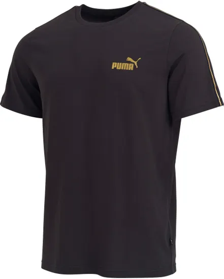 T-shirt Homme M ESS TAPE GOLD TEE Noir