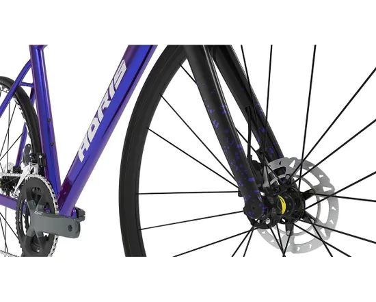 Vélo de route Unisexe L'ASPHALTE TIAGRA Caméléon Bleu