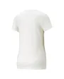 T-shirt manches courtes Femme W ESS+ EMBROID TEE Blanc