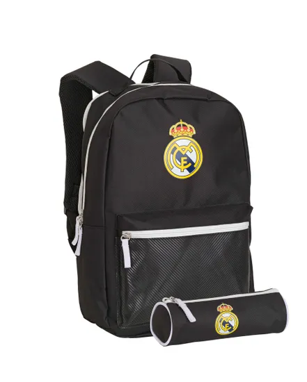 Sac à dos Unisexe 43CM + TROUSSE REAL DE MADRID Noir