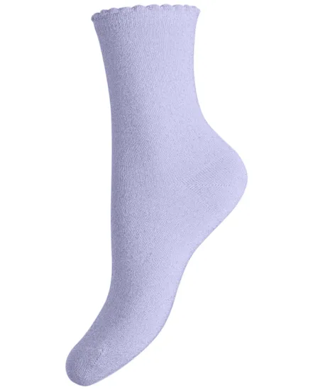 Chaussettes Femme SEBBY GLITTER LONG SOCKS Bleu Clair