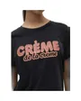 T-shirt col rond Femme VMAJILLA S/S O-NECK T-SHIRT JRS LCS GA Noir