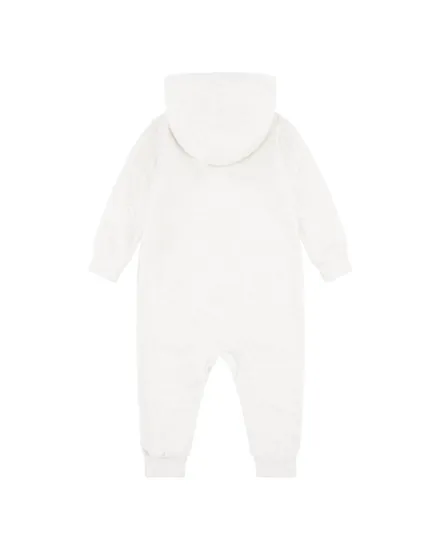 Ensemble de survetement Bebe garcon NKN ESSENTIALS HOODED COVERALL Blanc