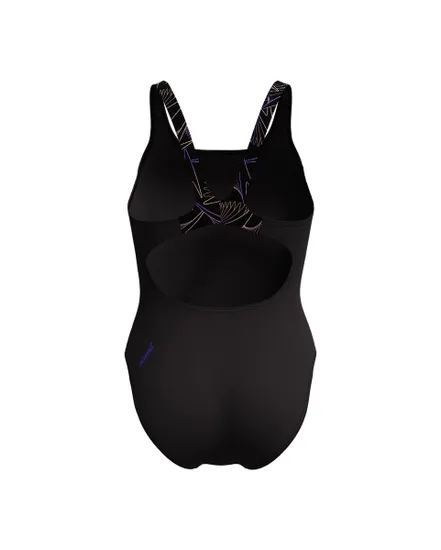 Maillot de bain Femme ECO+ H-BOOM SPLICE MUSCLEB BLA/ORA Noir