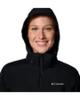 Veste zip à capuche Femme CASCADE RIDGE II JACKET Noir