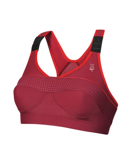 BRASSIERE TOP STRAP X BACK Bordeaux