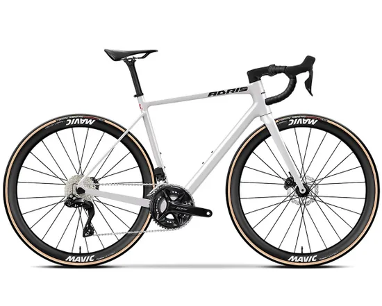 Vélo de route L'ENDURANCE SHIMANO 105 DI2 Blanc Nacré