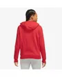 Sweat zip à capuche manches longues Femme W NSW CLUB FLC FZ HOODIE STD Rouge