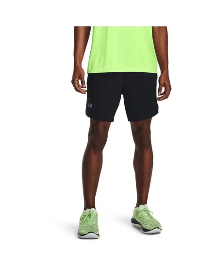 Short Homme UA LAUNCH SW 7   2N1 SHORT Noir