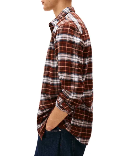 Chemise Homme REG FLANNEL CHECK SHIRT EXT Multicolore