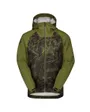 Veste imperméable Homme TRAIL STORM WATERPROOF Vert Sapin/Noir