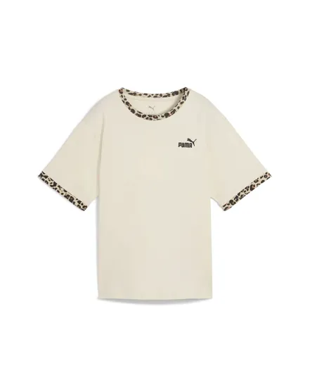 T-shirt Femme ESS GRAPHIC ANIMAL R Beige
