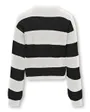 KOGFRANCA SHORT L/S STRIPE KNT NOOS