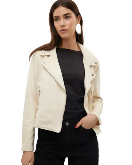 Veste Femme Simili Suède Courte