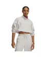 Sweat Femme UA PERFORMANCE FLEECE QZ Beige