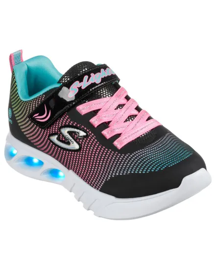 Chaussures basses lumineuse Enfant FLICKER FLASH Noir