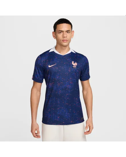 Maillot de football Homme FFF M NK DF STAD JSY SS HM Bleu