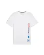 T-shirt Homme M BMW MMS LOG TEE + Blanc
