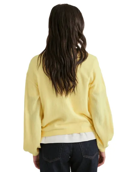 Pull Femme PCNAOMI LS O Neck Knit Noos BC