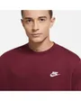 Sweatshirt à manches longues Homme M NSW CLUB CRW BB Bordeaux