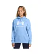 Sweat à capuche Femme UA RIVAL FLEECE BIG LOGO HDY Bleu