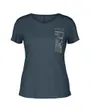 T-shirt manches courtes Femme DEFINED MERINO GRAPHIC Bleu