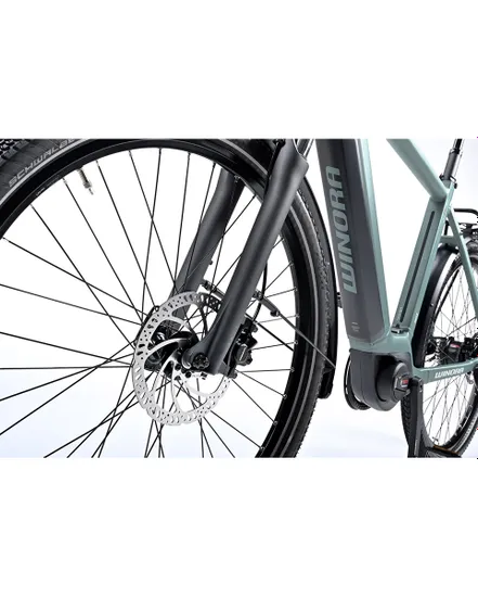 Vélo électrique urbain Homme SINUS R8EF GENT Bleu Gris