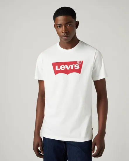 T-shirt Homme GRAPHIC SET-IN NECK Blanc
