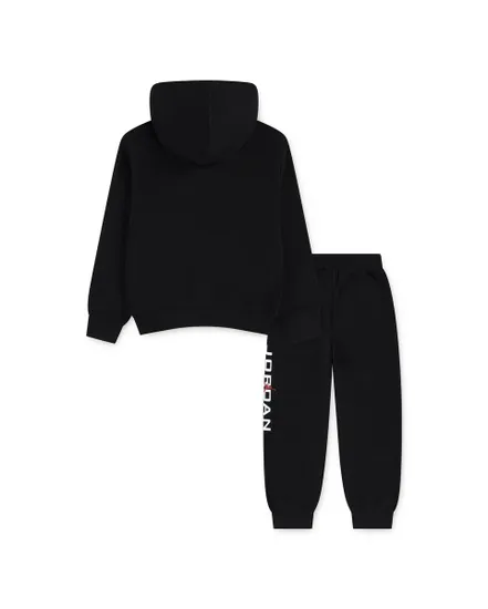 Ensemble de survetement Jeune enfant JDB MJ STRETCH HBR FLC SET Noir