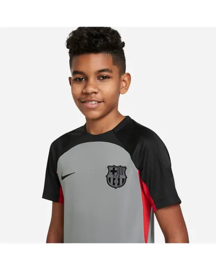 Maillot Enfant plus âgé FCB YNK DF STRK SS TOP KKS CL Gris Barcelone