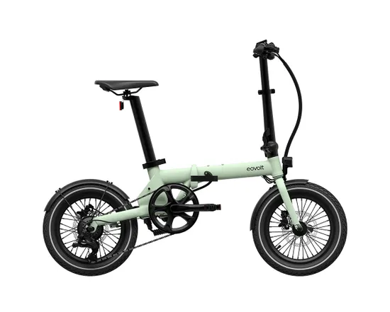 Vélo électrique urbain pliant Unisexe MORNING V3 Vert Sauge