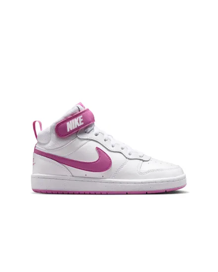 Chaussures Fille COURT BOROUGH MID 2 (GS) Blanc