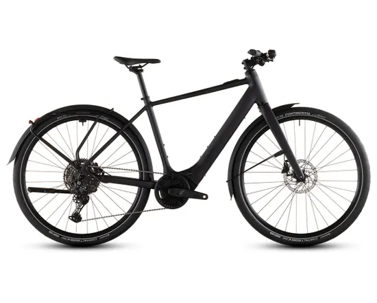 Vélo urbain électrique EDITOR HYBRID PRO 400X FE Charbon