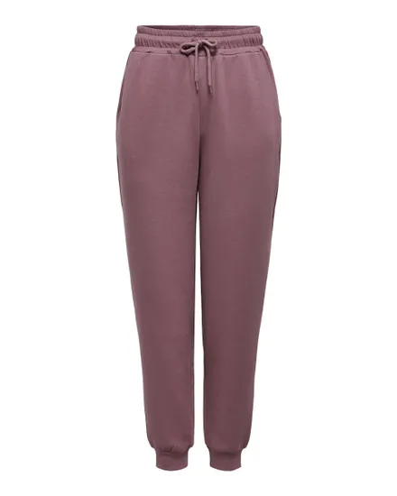 Pantalon de survetement Femme ONPLOUNGE LIFE HW REG SWT PNT NOOS Rose