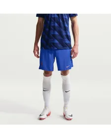 Short de football Homme FFF M NK DFADV STRK ELT SHRTKZ Bleu
