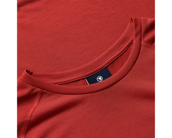 T-shirt manches courtes Homme LOOP TECH Rouge Brique