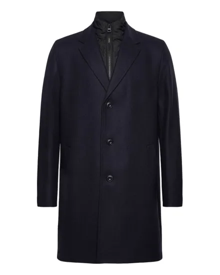 Manteau long Homme MILOGAN2541 Bleu Foncé