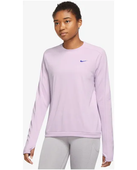 Top Femme SWOOSH RUN PACER MIDLAYER Rose