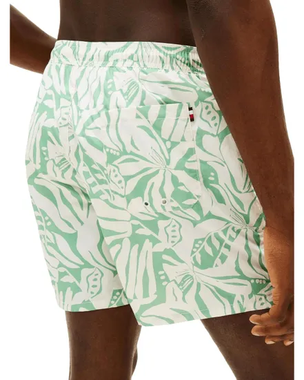 Short de Bain Homme Abstract Floral Cut Grass