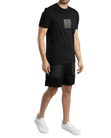 T-shirt col rond Homme DUSPLIT Noir