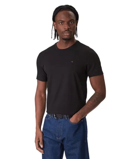 T-shirt col rond Homme SS SLIM STRETCH COTTON CREWNK TE Noir