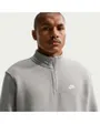 Pull col zip Homme M NK CLUB BB HZ TOP Gris