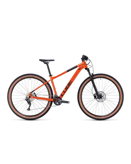 VTT semi rigide Unisexe ATTENTION Orange/Noir