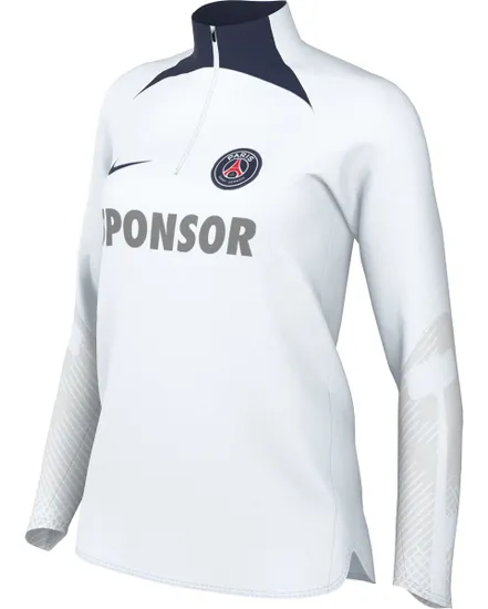 Haut d'entraînement de foot Femme PSG WNK DF STRK DRILL TOP K KS Blanc